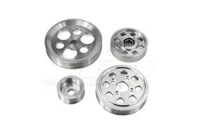 Powerhouse Racing 03091003.p Phr 4 Piece Polish Billet Pulley Kit With Idler For Is300 Gs300 98-05 2jz-ge Vvti