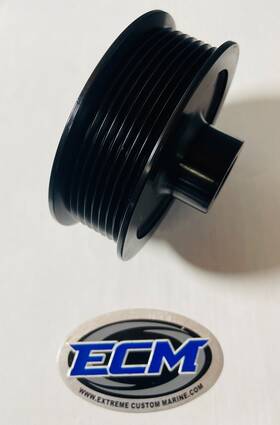 Procharger Dp400-8sc Ati Supercharger 8 Rib Drive Pulley Offset 4.00 Inch Dia