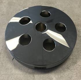 Racing Power Company R3722c Gm Type 2 Steering Pump Pulley Chrome Single Groove