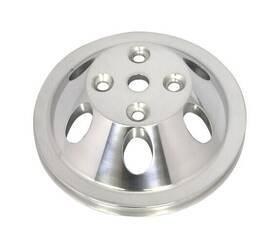Racing Power Company R9482pol Co-packaged - Pol Alum Sbc Single Gro Ove Pulley