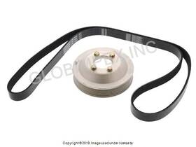 Rein Automotive Pkw0001 For Bmw 1992-2000 Water Pump Pulley Kit 1 Year Warranty