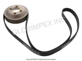 Rein Automotive Pkw0002 For Bmw 1998-2006 Water Pump Pulley Kit 1 Year Warranty