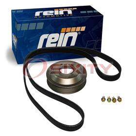 Rein C134 38-19 Water Pump Pulley Kit For 1999-2000 Bmw 328i 2.8l L6 Engine Belts Qr