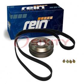 Rein C276 63-10 Water Pump Pulley Kit For 1999-2002 Bmw Z3 2.5l 2.8l 3.0l L6 Engine St