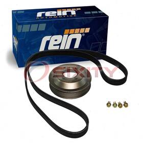 Rein Sx-fkn0 Water Pump Pulley Kit For 2001-2006 Bmw 330ci 3.0l L6 Engine Belts Fp