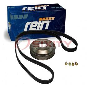 Rein Sx-hyv5 Water Pump Pulley Kit For 2001-2005 Bmw 525i 2.5l L6 Engine Belts Tt