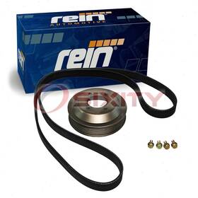 Rein Sx-v2c4 Water Pump Pulley Kit For 1999-2000 Bmw 528i 2.8l L6 Engine Belts Yp