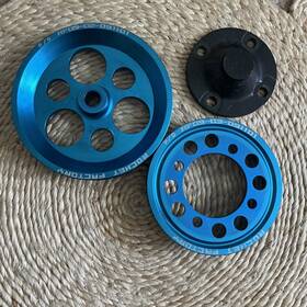 Rocket Factory Rf09-02-091101 Aluminum Pulley Set Jzs161 Toyota Aristo 2jz-gte