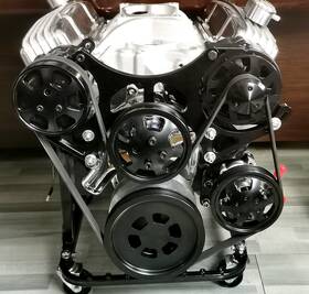 Rodspeedracing Rsru90130230257 Sbc Small Block Chevy 350 Serpentine Front Drive System Complete Kit For Swp