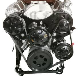 Rodspeedracing Rsrusk003364858405916 Chevy Small Block All Inclusive Serpentine System Sbc 283 350 400 A/c Ps Alt Lwp