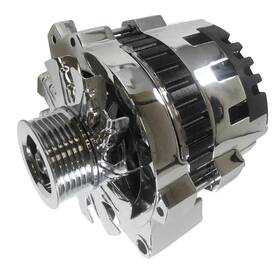 Rpc R3882c Racing Power Company Gm Lt1 Chrome Alternator 6 Groove Pulley