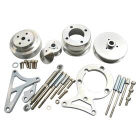 Rpc R4358 Racing Power Company 79-93 Ford Mustang Gt 5.0 Serpentine Pulley Set