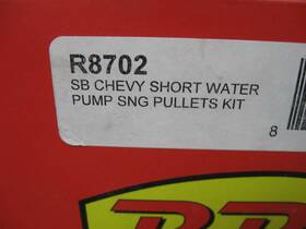 Rpc R8702 Racing Power Company Sb Chevy Short Water Pump Sng Pullets Kit