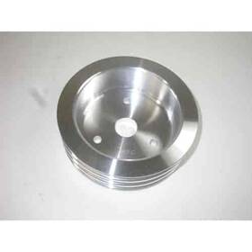 Rpc R8849 Satin Aluminum Bb Chevy V8 Triple Groove Pulley - Swp Lower