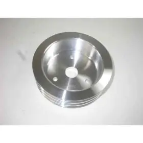 R8849 Rpc Satin Aluminum Bb Chevy V8 Triple Groove Pulley - Swp Lower