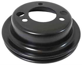 Rpc R9817bk Black Sb/bb Chevy V8 Single Groove Add-on Crankshaft Pulley - Lwp Lo