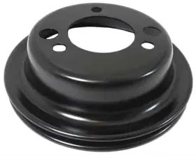 R9817bk Rpc Black Sb/bb Chevy V8 Single Groove Add-on Crankshaft Pulley - Lwp Lo