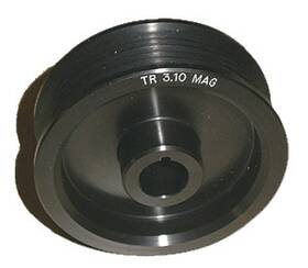 Sfphq Tr300mag 2.60 Inch Magnacharger Radix Style 6 Rib Supercharger Pulley 04/09 Chevy And Gm Trucks