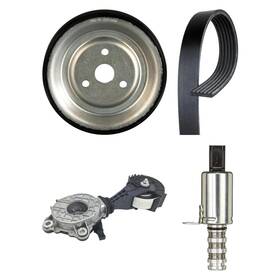 Skp Bndl-934114 For Mini Cooper 2010-2016 4-pc Drive Belt Idler Pulley Kit