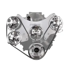 1-415-003-01 Speedmaster Ford Sb Complete Engine Pulley Kit Polished