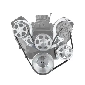 Pce415.1020.01 Speedmaster Short Water Pump Engine Pulley Set For Chevy Bbc 454
