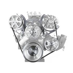 Speedmaster Pce415.1021.01 Billet Alum Engine Pulley Set For Chevy Sbc 350