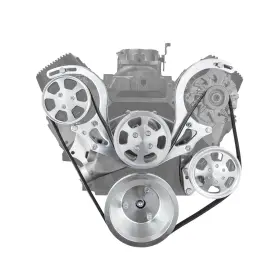 Pce415.1023 Speedmaster Engine Pulley And Short Water Pump Kit For Chevy Bbc 454