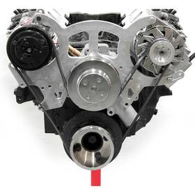 Speedmaster Pce415.1047 Ford Sb 289 302 351w Billet Aluminum Serpentine Pulley And Components Kit