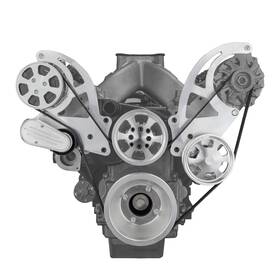 Speedmaster Pce415.1050 Chevy Gm Ls1 Ls2 Ls3 Ls6 Aluminum Serpentine Engine Pulley Kit