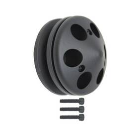 Srs 8866bk Black Aluminum Alternator Pulley Gm Sbc Bbc Chevy Delco V Belt
