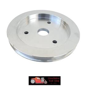 Srs K8841 Big Block Chevy Satin Aluminum Crank Pulley 1 Groove Short Pump Bbc 396 427 454