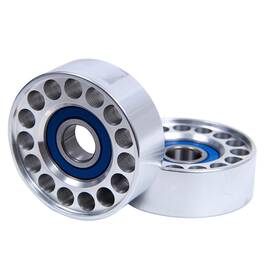 Steeda 555-3366 Idler And Tensioner Pulley Kit Lightweight Billet Aluminum Mustang 5.0