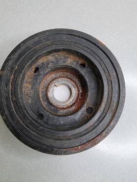 Subaru 5012187 2002-2005 Impreza Wrx Crankshaft Balance Pulley Ribbed Oem Used