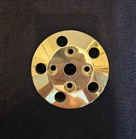 Summit Racing Sum-340400-3 - Water Pump Pulley Polished Aluminum