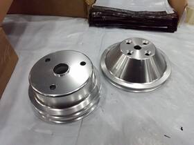 Ta 70505008ta Aluminum For Small Block Chevy Pulley Kit Sbc Lwp 283 302 305 327 350 400