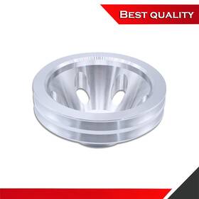 Teamreadyracing Sv27540 Suits Chevy Sbc 350 383 400 Lwp 2 Grooves Aluminum Long Water Pump Pulley