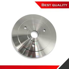 Teamreadyracing Tr26477 Crankshaft Lower Short Water Pump Pulley Dual Groove Suits Bbc 396-454 1965-1968