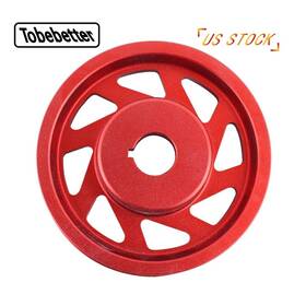 Tobebetter Bpu001-rd New Crankshaft Crank Pulley For Subaru Impreza Wrx Sti Forester Red