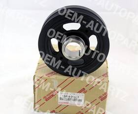Toyota 13408-30011 Oem Genuine Crankshaft Pulley Factory Original Engine Part