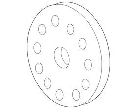 Toyota 16173-21021 Genuine Pulley