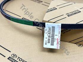 Toyota 90916-02397 Genuine Belt V Cooler Compressor To Crankshaft Pulley No. 1