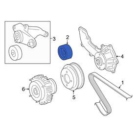 Toyota Oe 8844025070 For Tacoma 2005-2019 Accessory Drive Belt Idler Pulley