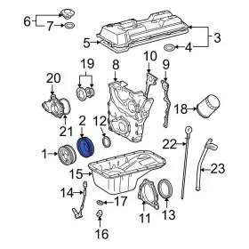 8845134010 Toyota Oe For Tacoma 1995-2004 Outer Engine Crankshaft Pulley