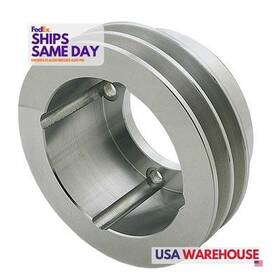 Trans-dapt 609095 Trans-dapt 6995 One Olds Alum. Crankshaft Pulley Double Groove Machined Perform