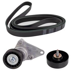 Trq Bpa05102 For Chevy Silverado 2500 Hd 07-08 Serpentine Belt Drive Component Kit