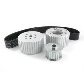 Tsp 10090 Sbc Small Block Chevy Gilmer Belt Drive Pulley Kit Short Water Pump With 1.5 Inch