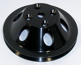 Tsp Bp9482bk Sbc Black Aluminum 1g Ln Upper Water Pump Pulley