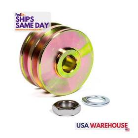 Tuff-stuff 70610fd Tuff-stuff 7610fd One Alternator Gold Zinc Pulley Double V Cadmium Steel Perfor