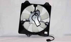 Tyc 610460 Condenser Cooling Fan Assembly For 01-05 Toyota Rav-4 To3115127 16363-28050
