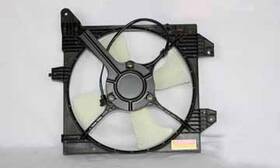 Tyc 610510 Condenser Cooling Fan Assembly For 02-02 Mitsubishi Lancer 2.0l Mi3113111